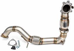 RV6 16-21 Civic 1.5T Catted Downpipe and Front Pipe Combo